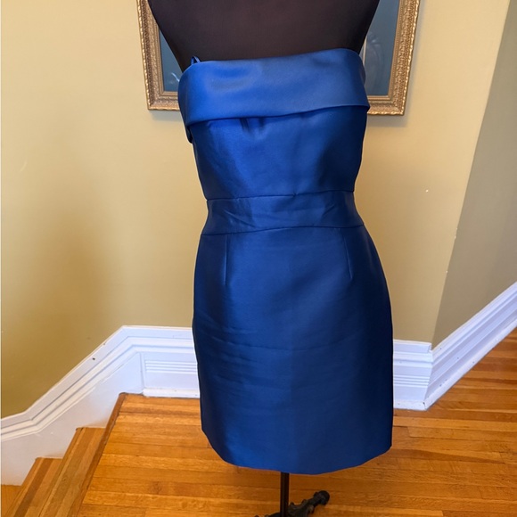 JS Collections Blue Mini Dress - Picture 4 of 11